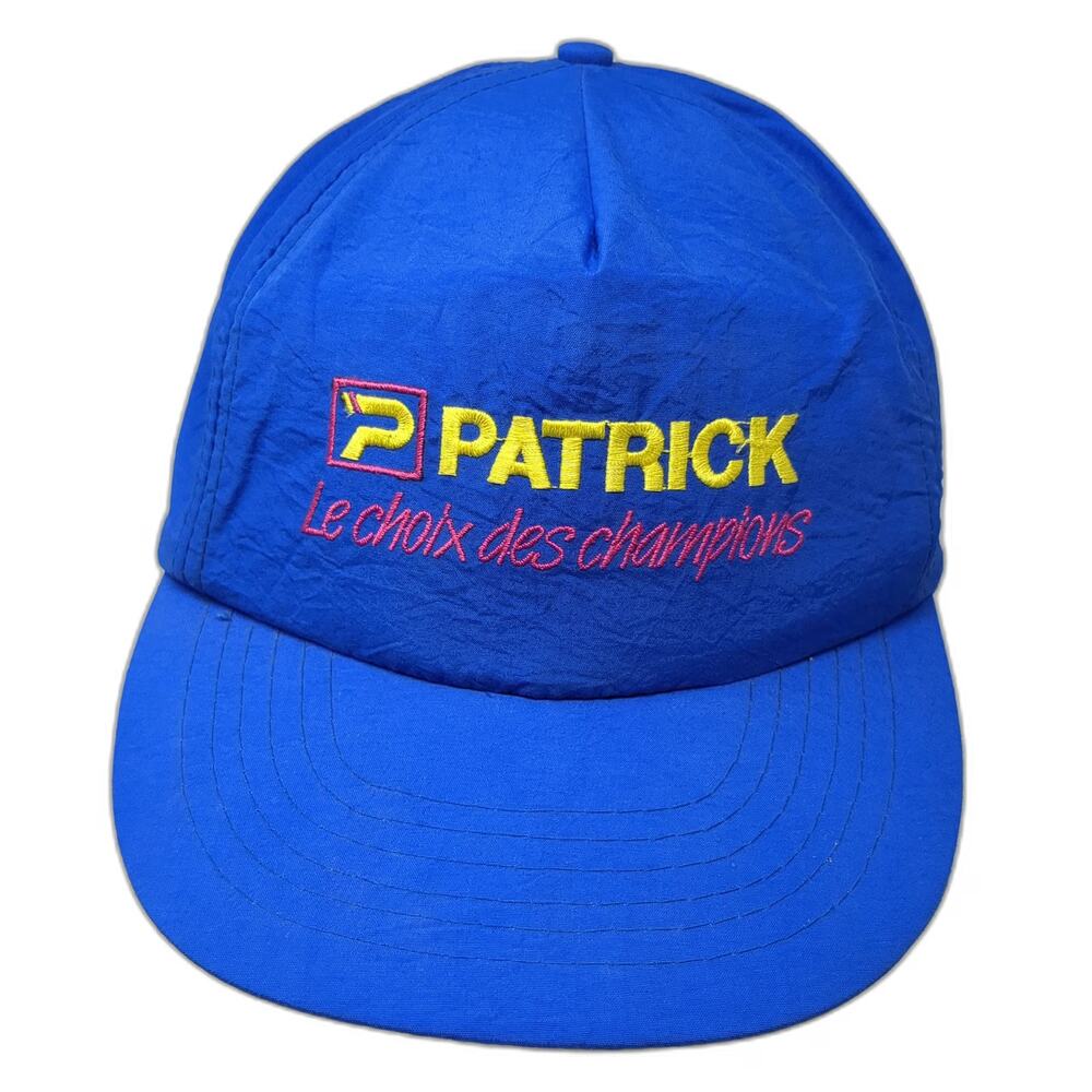 Patrick 5 Panel Blue One Size Nylon Snapback Hat Le Choix Des Champions Logo
